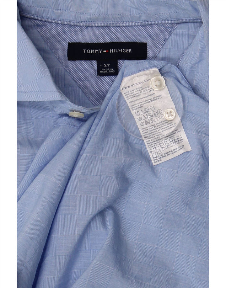 Ανδρικό πουκάμισο Tommy Hilfiger Small Blue Check Cotton