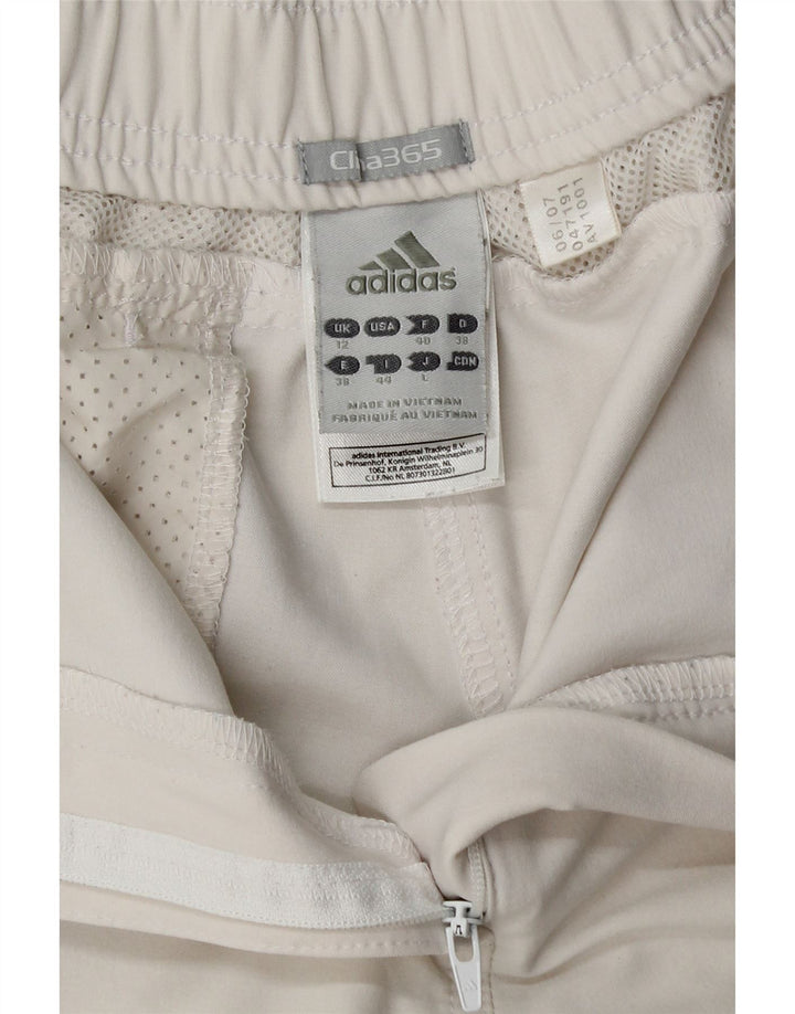 ADIDAS Γυναικεία Clima 365 αθλητικά παντελόνια UK 12 Medium White Nylon