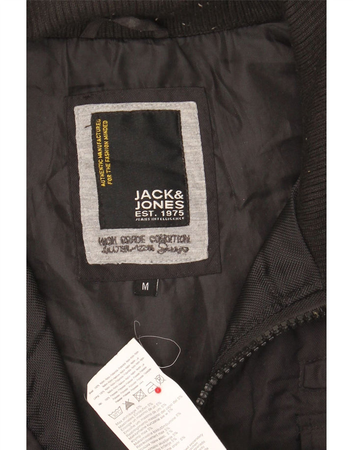 Ανδρικό Jack & Jones Bomber Jacket UK 38 Medium Black Nylon