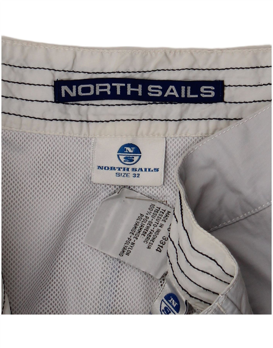 Ανδρικά γραφικά σορτς κολύμβησης North Sails Medium Grey Nylon
