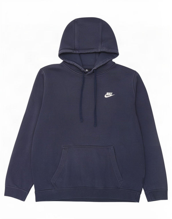 Ανδρικό μπλουζάκι με κουκούλα Nike Large Navy Blue Cotton