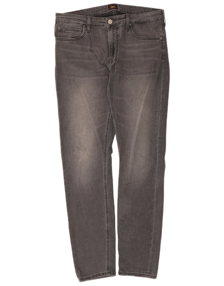 Lee Mens Malone Slim Jeans W34 L32 Γκρι βαμβακερό