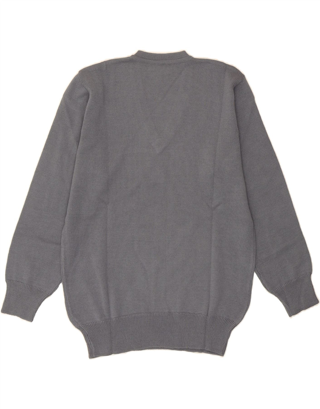 RAGNO Womens V-Neck Jumper Sweater IT 52 2XL Grey Wool Vintage Ragno and Second-Hand Ragno from Messina Hembry 