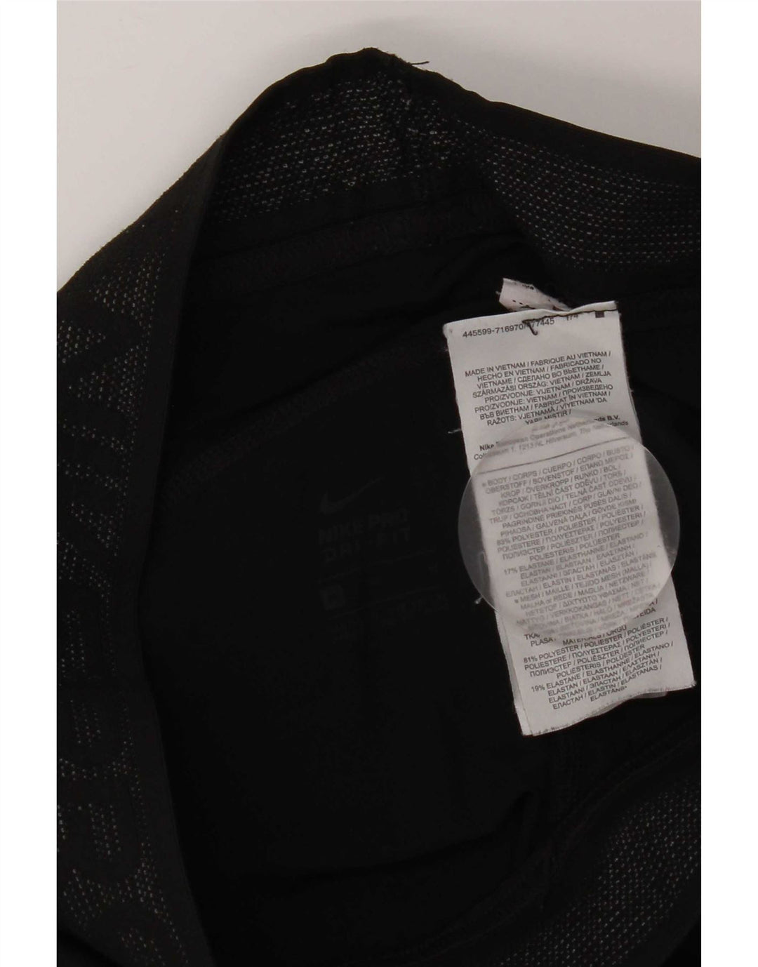 Γυναικεία κολάν Nike Crop UK 12 Medium Black Polyester