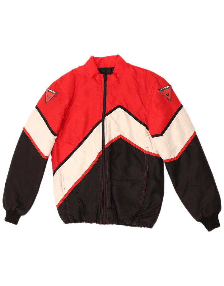 Dainese Ανδρικό γραφικό μπουφάν Racer IT 42 XS Red Colourblock Πολυαμίδιο
