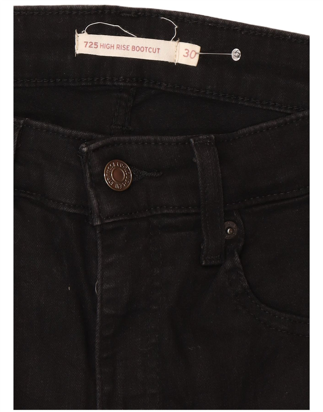 Γυναικείο Levi's 725 High Rise Bootcut Jeans W30 L32 Μαύρο