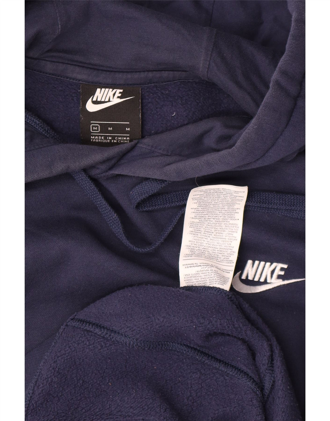 Ανδρικά κουκούλα Nike, μεσαίο μπλε βαμβακερό