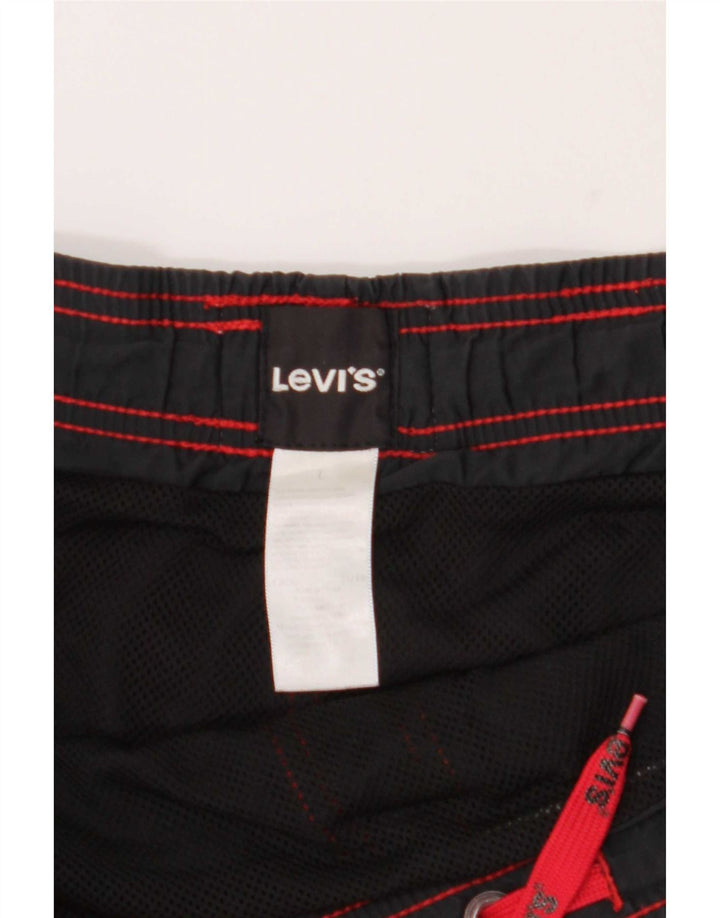 Ανδρικό σορτς κολύμβησης Levi's μεγάλο γκρι πολυεστέρα