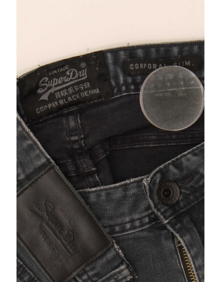 Superdry Ανδρικό Corporal Slim Jeans W34 L32 Navy Blue Cotton