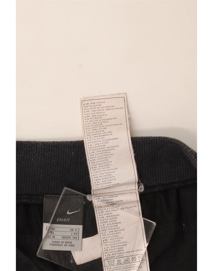 NIKE Γυναικείο παντελόνι Capri UK 12 Medium W32 L20 Μαύρο βαμβακερό