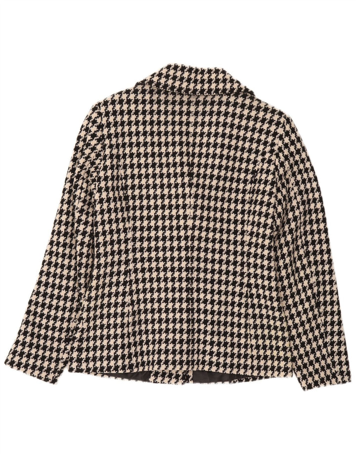 Conwell Γυναικείο σακάκι σακάκι με 3 κουμπιά UK 8 Small Black Houndstooth