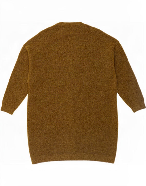 Marks & Spencer Γυναικείο Longline ανοιχτό πουλόβερ ζακέτα UK 14 Medium Khaki