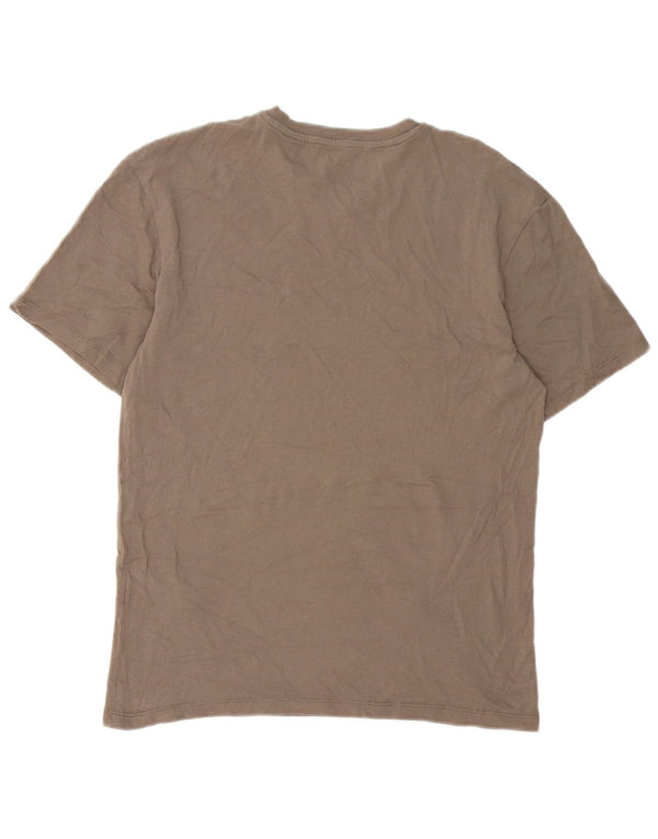 Jack & Jones Ανδρικό T-Shirt Τοπ μεσαίο καφέ βαμβακερό