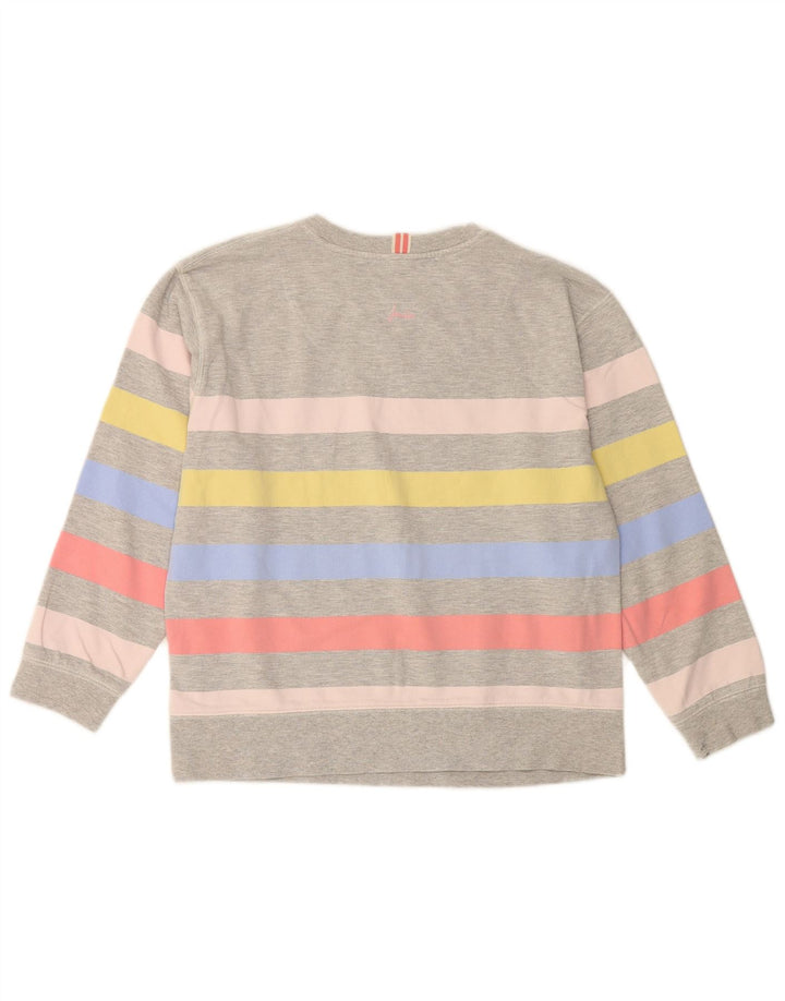 Γυναικείο φούτερ JOULES Jumper UK 12 Βαμβακερό μεσαίο γκρι ριγέ