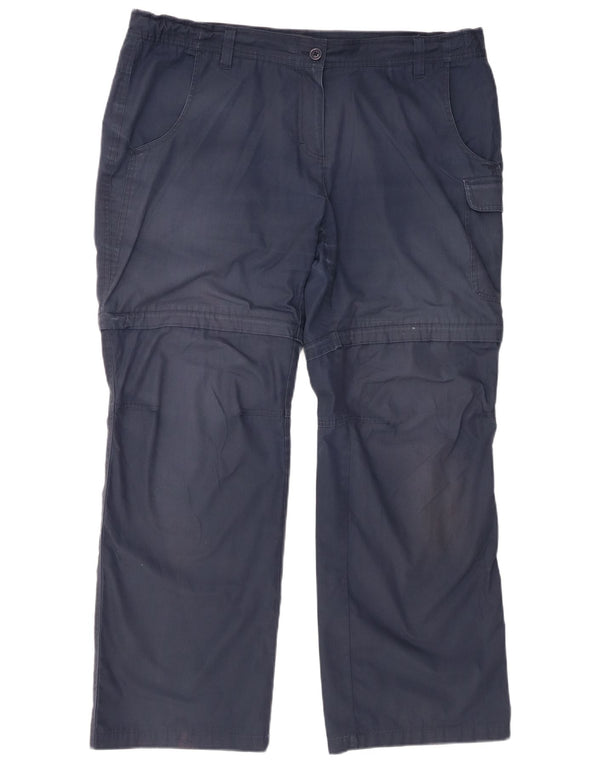 Γυναικείο Straight Cargo Παντελόνι Berghaus UK 18 XL W40 L31 Navy Blue