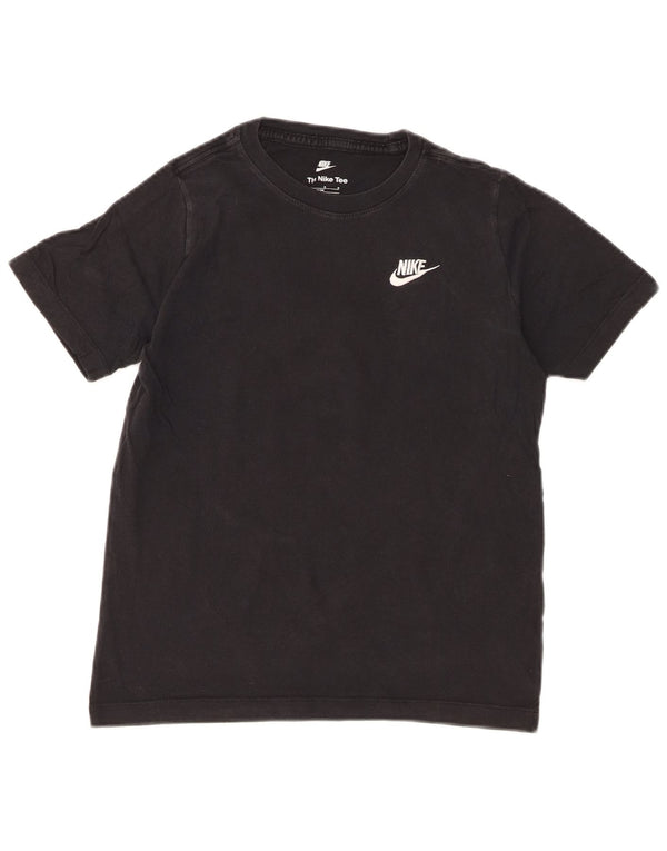Μπλουζάκι Nike Boys T-shirt 12-13 ετών μεγάλο μαύρο βαμβακερό