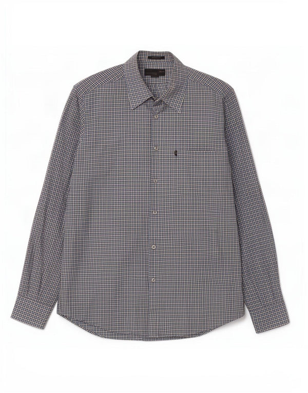 Ανδρικό πουκάμισο Marlboro Classics Regular Fit 2XL Blue Gingham