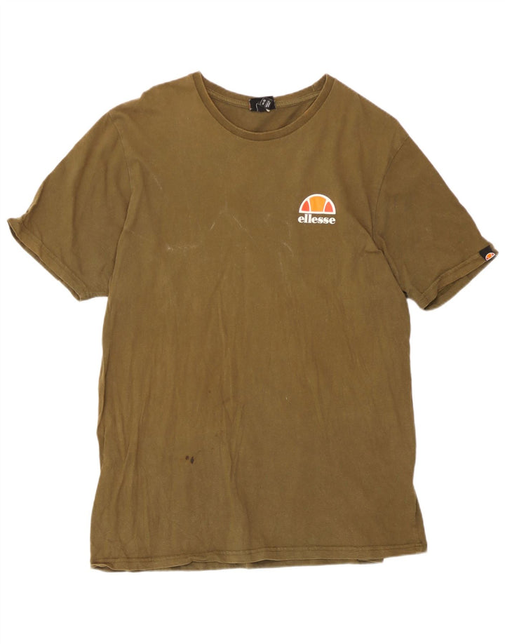 Ανδρικό T-Shirt Ellesse Top XL Χακί Βαμβακερό