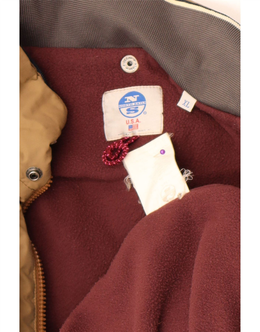 Ανδρικό μπουφάν North Sails Windbreaker UK 42 XL Brown Polyamide