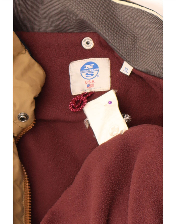 Ανδρικό μπουφάν North Sails Windbreaker UK 42 XL Brown Polyamide