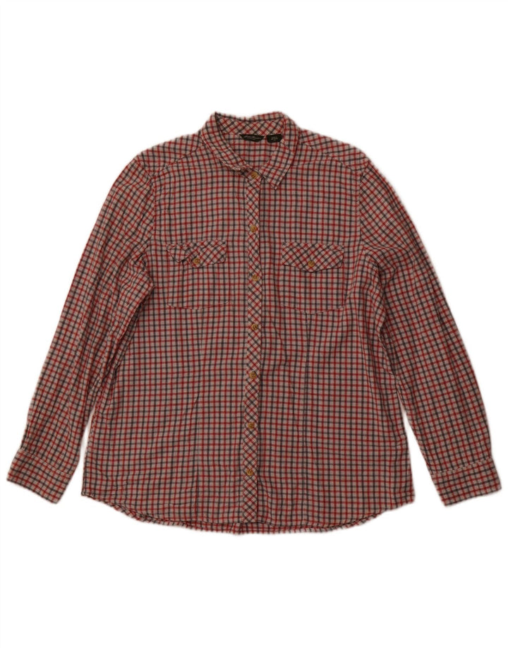 Γυναικείο πουκάμισο Eddie Bauer UK 18 XL Πολύχρωμο βαμβακερό καρό