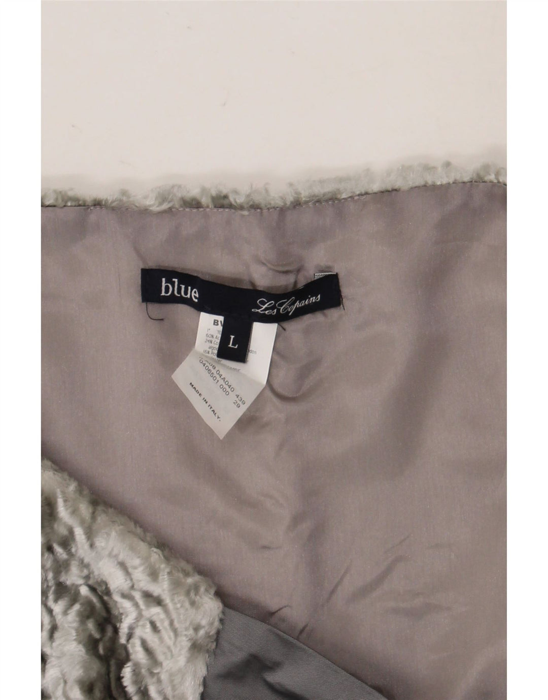 Les Copains Γυναικείο μπουφάν Bolero UK 14 Large Grey Acetate