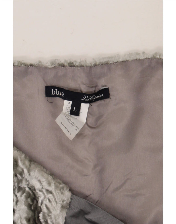 Les Copains Γυναικείο μπουφάν Bolero UK 14 Large Grey Acetate
