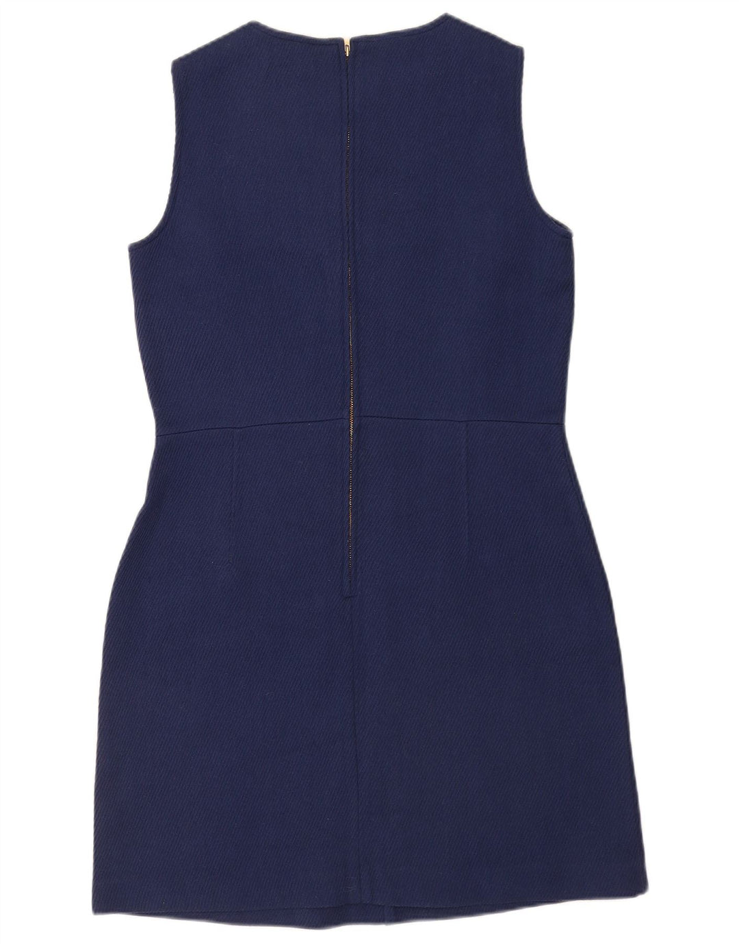 Massimo Dutti Γυναικείο Αμάνικο Φόρεμα με θήκη EU 42 Μεγάλο Μαλλί Navy Blue