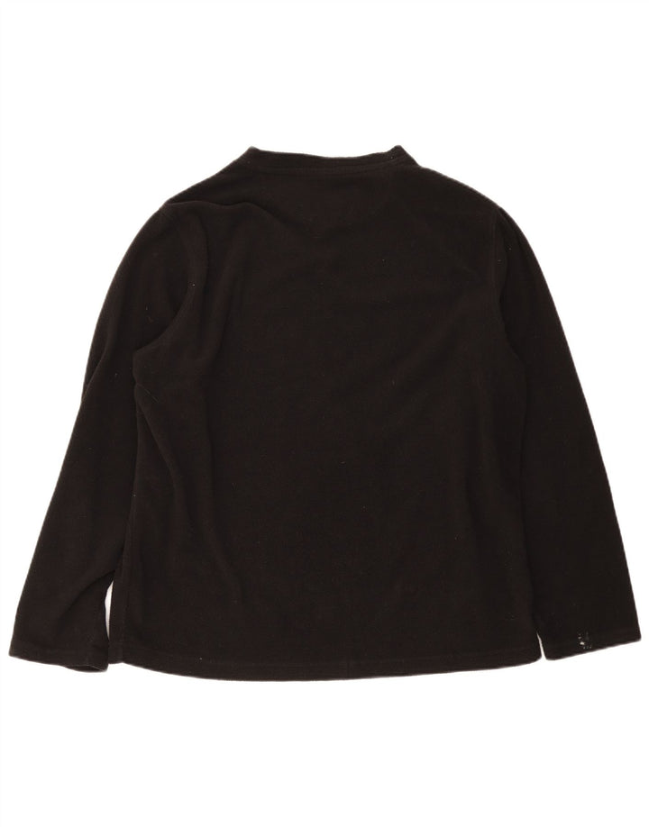 Marks & Spencer Ανδρικό Fleece Jumper Μεγάλος Μαύρος Πολυεστέρας