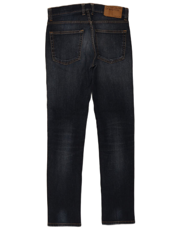 Benetton Mens Skinny Jeans W30 L32 Blue