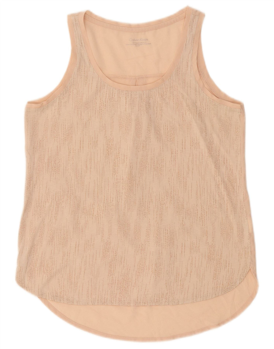 Γυναικείο γιλέκο Calvin Klein Τοπ UK 10 Small Pink Spotted Polyester