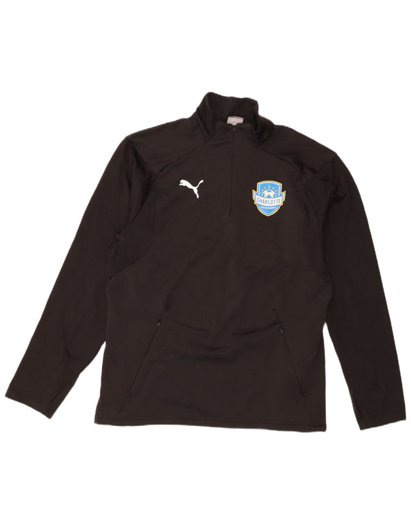 Γραφικό φούτερ Puma Mens Charlotte Soccer Academy Jumper Large Μαύρο