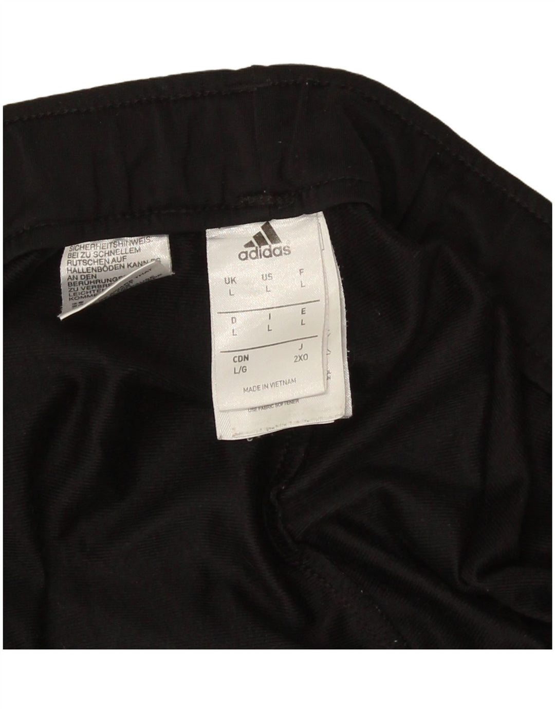 Ανδρική φόρμα Adidas Παντελόνι Joggers Μεγάλο Μαύρο Πολυεστέρα