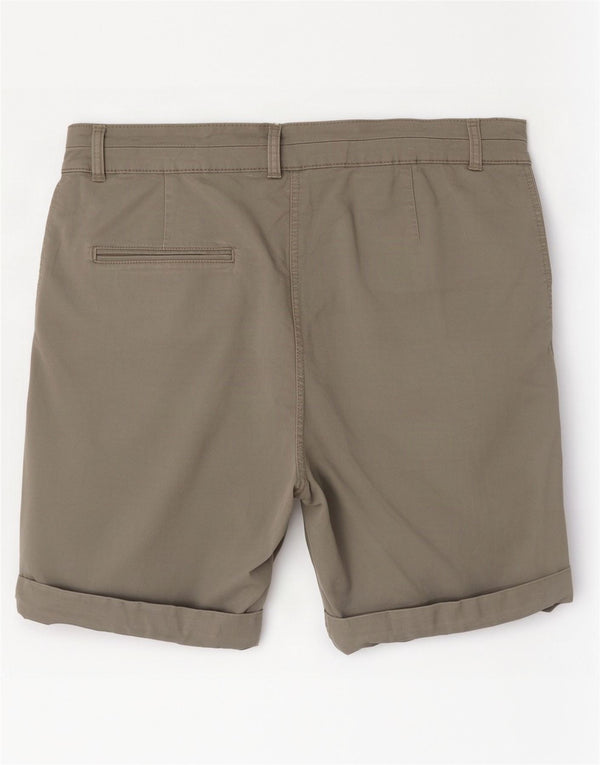 M&Co Γυναικείο σορτς Chino UK 14 Large W32 Γκρι βαμβακερό