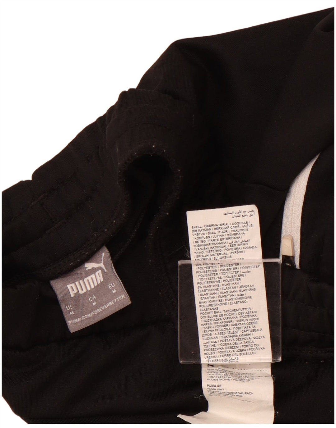 Ανδρική φόρμα PUMA Παντελόνι Joggers Μεσαίο Μαύρο Πολυεστέρα