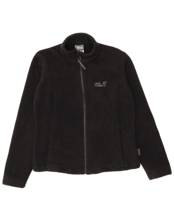 Jack Wolfskin Γυναικεία επένδυση Fleece Jacket UK 12/14 Μεσαίο μαύρο πολυεστέρα