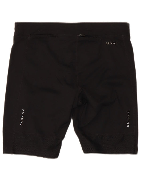 Γυναικείο αθλητικό σορτς Nike Dri Fit UK 10 Μικρό μαύρο πολυεστέρα
