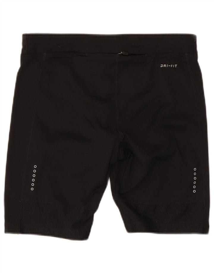 Γυναικείο αθλητικό σορτς Nike Dri Fit UK 10 Μικρό μαύρο πολυεστέρα