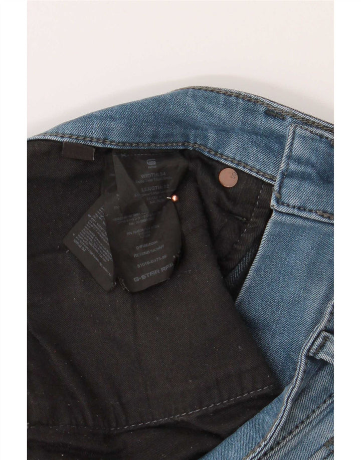 Ανδρικό Slim Jeans G-Star W32 L34 Μπλε βαμβακερό