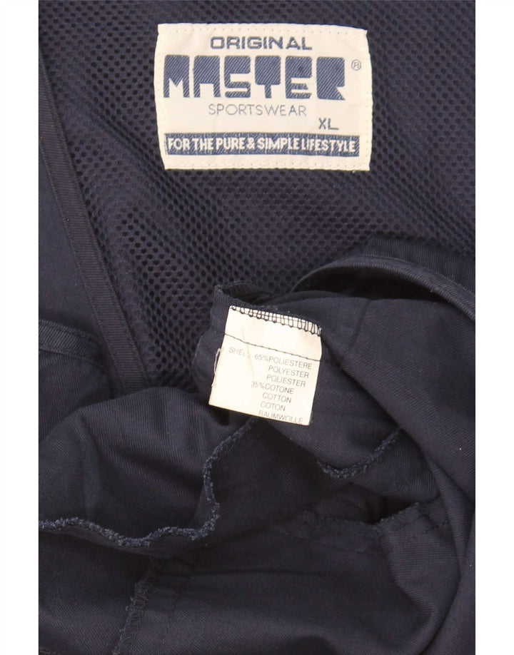 Master Mens Utility Gilet UK 42 XL Navy Blue Polyester