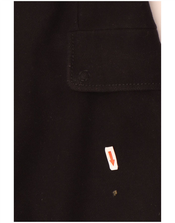 Γυναικείο Παλτό Benetton IT 46 Μαύρο Μαλλί μεγάλο