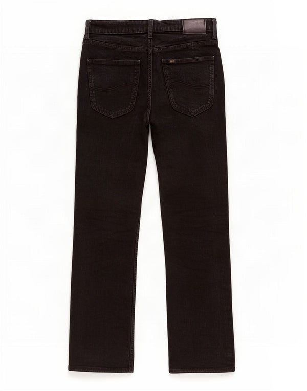 Lee Mens Brooklyn Straight Jeans Μέγεθος 33 W33 L34 Μαύρο βαμβακερό