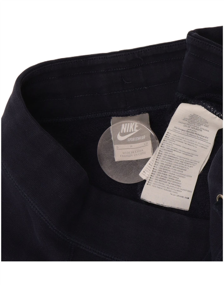 Γυναικεία φόρμα NIKE Flare Παντελόνια UK 10 Small Navy Blue Cotton