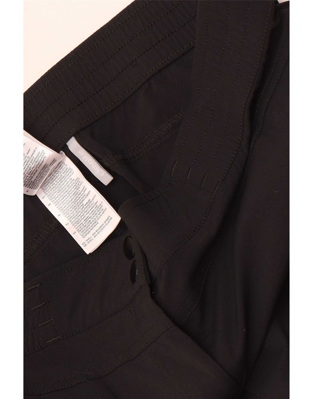 Γυναικεία βερμούδα Adidas Climalite UK 12 Medium W32 Black Nylon