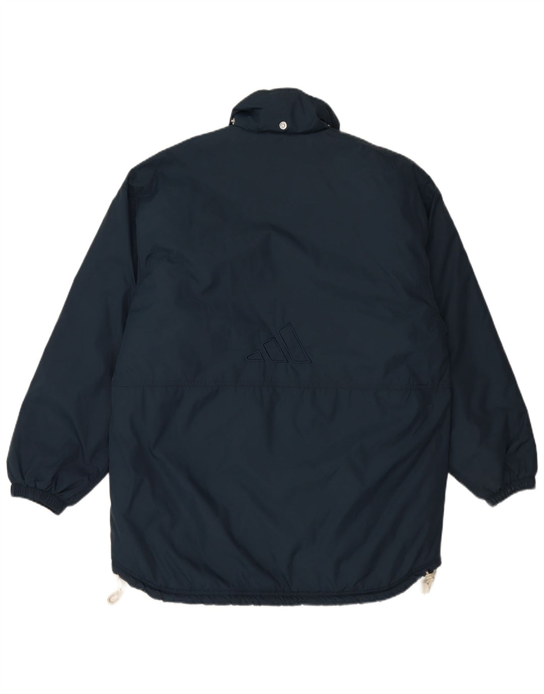 Adidas Ανδρικό μπουφάν με επένδυση UK 38/40 Medium Navy Blue Nylon