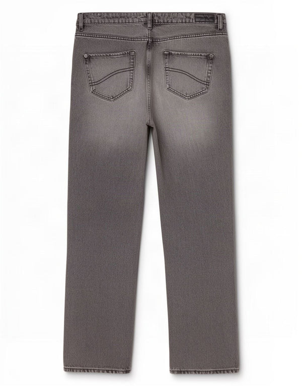 Fat Face Γυναικεία Sutton Straight Jeans UK 14 Large W34 L31 Grey Cotton