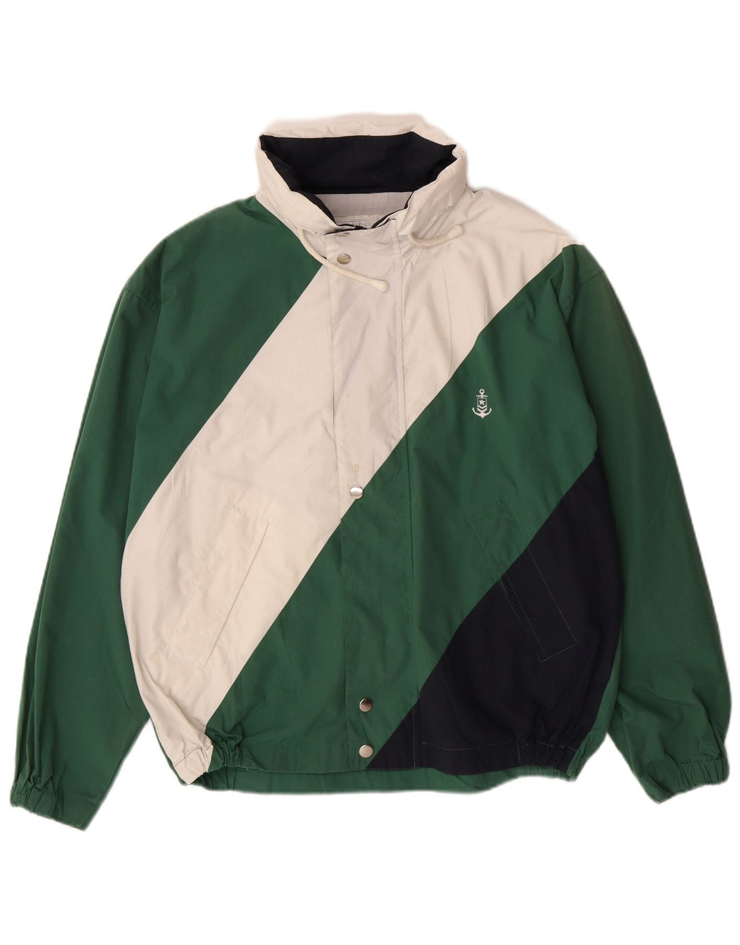 Ανδρικό Patriot Bomber Jacket UK 36 Small Green Colourblock Βαμβακερό