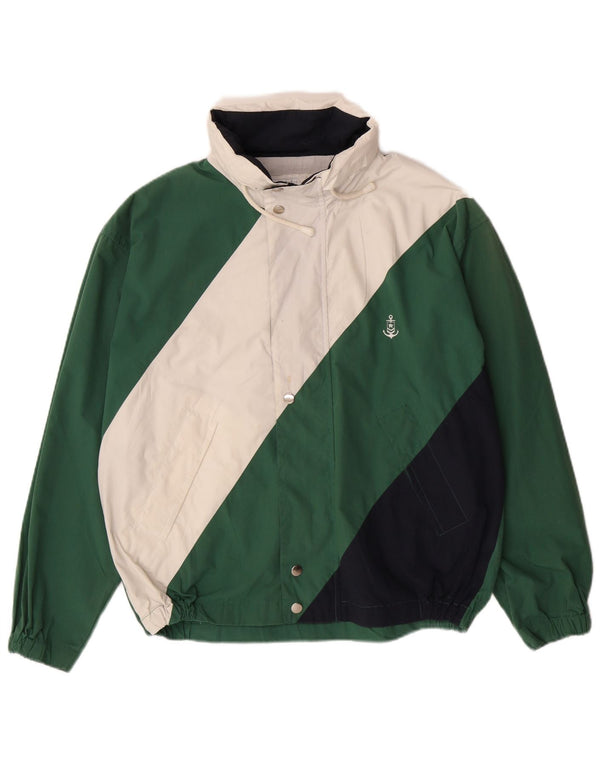 Ανδρικό Patriot Bomber Jacket UK 36 Small Green Colourblock Βαμβακερό