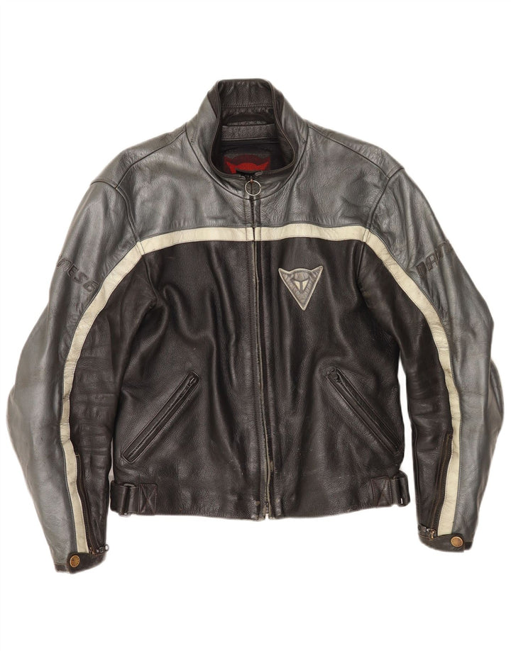 Dainese Ανδρικό Δερμάτινο Μπουφάν Racer EU 46 2XS Black Colourblock
