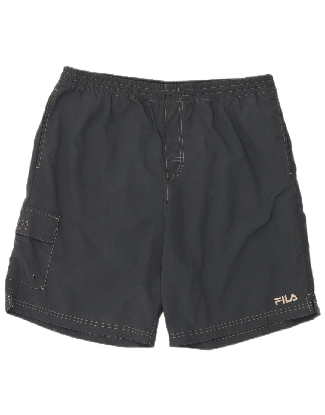 Ανδρικό αθλητικό σορτς Fila XL Grey Polyamide
